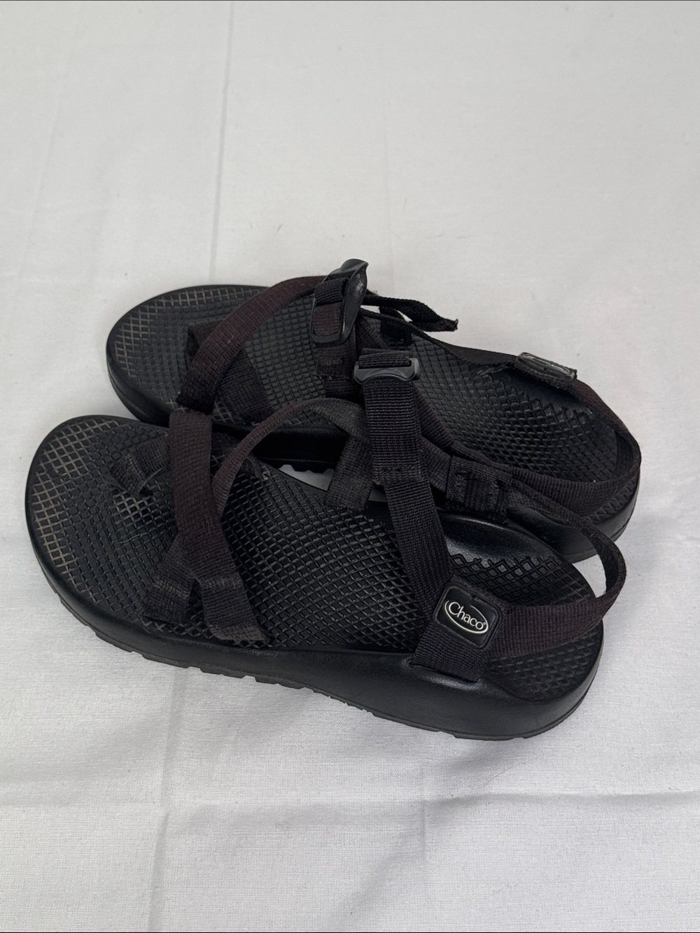 Chaco Black Outdoor Strappy Sandals Size 8 VIBRAM SOLE